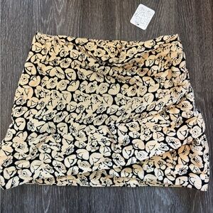 Free People Floral Mini Skirt